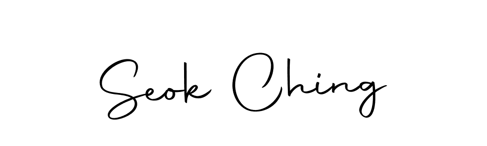 This is the best signature style for the Seok Ching name. Also you like these signature font (Autography-DOLnW). Mix name signature. Seok Ching signature style 10 images and pictures png