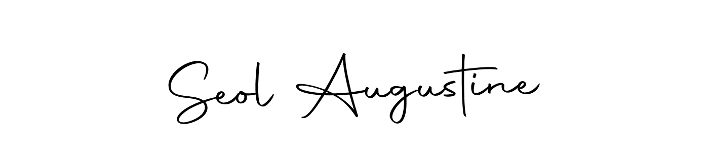 Seol Augustine stylish signature style. Best Handwritten Sign (Autography-DOLnW) for my name. Handwritten Signature Collection Ideas for my name Seol Augustine. Seol Augustine signature style 10 images and pictures png