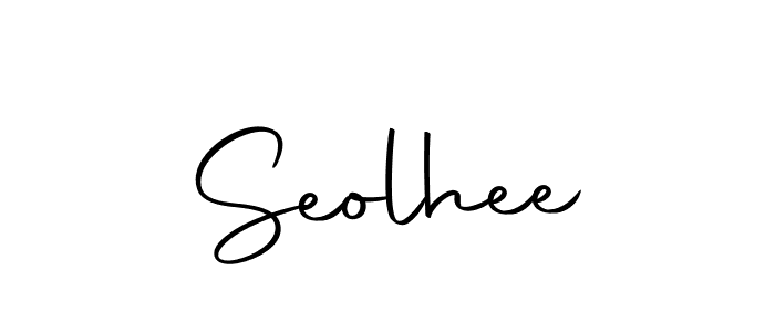 You should practise on your own different ways (Autography-DOLnW) to write your name (Seolhee) in signature. don't let someone else do it for you. Seolhee signature style 10 images and pictures png
