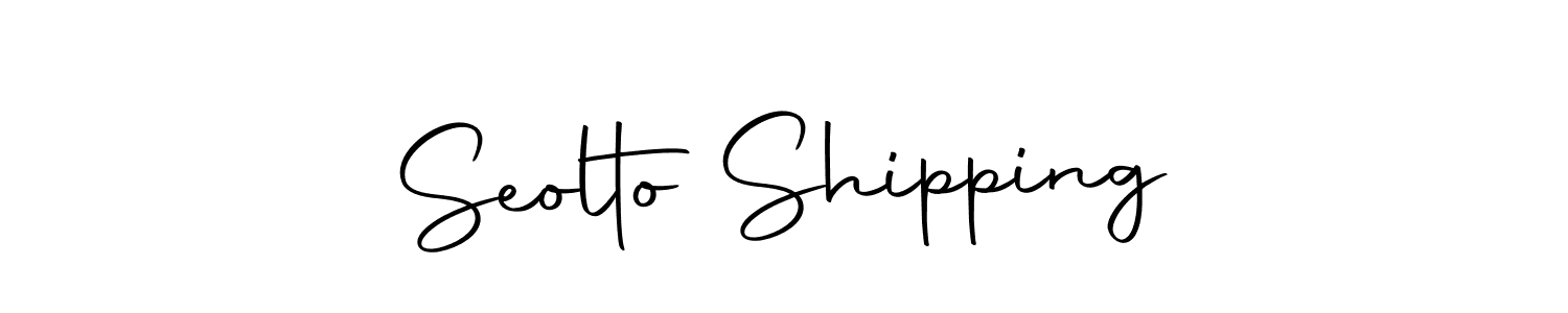 Create a beautiful signature design for name Seolto Shipping. With this signature (Autography-DOLnW) fonts, you can make a handwritten signature for free. Seolto Shipping signature style 10 images and pictures png