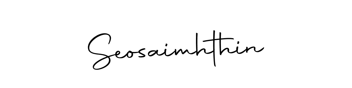 How to make Seosaimhthin signature? Autography-DOLnW is a professional autograph style. Create handwritten signature for Seosaimhthin name. Seosaimhthin signature style 10 images and pictures png