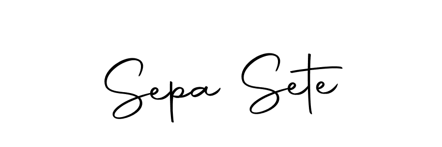 You should practise on your own different ways (Autography-DOLnW) to write your name (Sepa Sete) in signature. don't let someone else do it for you. Sepa Sete signature style 10 images and pictures png