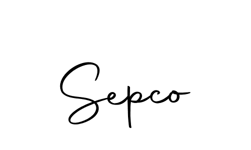 if you are searching for the best signature style for your name Sepco. so please give up your signature search. here we have designed multiple signature styles  using Autography-DOLnW. Sepco signature style 10 images and pictures png