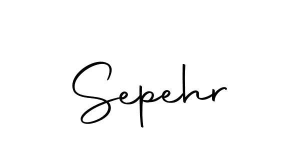 Make a beautiful signature design for name Sepehr. With this signature (Autography-DOLnW) style, you can create a handwritten signature for free. Sepehr signature style 10 images and pictures png