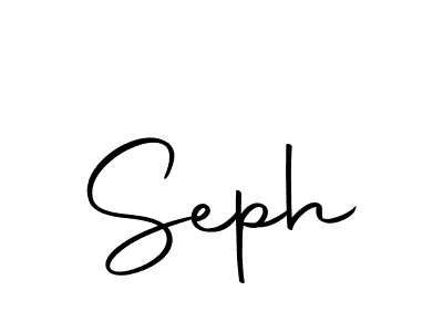 Seph stylish signature style. Best Handwritten Sign (Autography-DOLnW) for my name. Handwritten Signature Collection Ideas for my name Seph. Seph signature style 10 images and pictures png