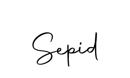 Create a beautiful signature design for name Sepid. With this signature (Autography-DOLnW) fonts, you can make a handwritten signature for free. Sepid signature style 10 images and pictures png