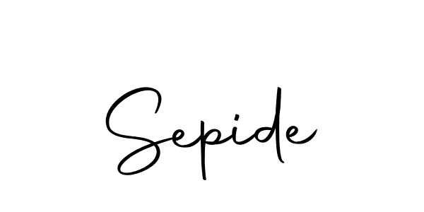 You should practise on your own different ways (Autography-DOLnW) to write your name (Sepide) in signature. don't let someone else do it for you. Sepide signature style 10 images and pictures png