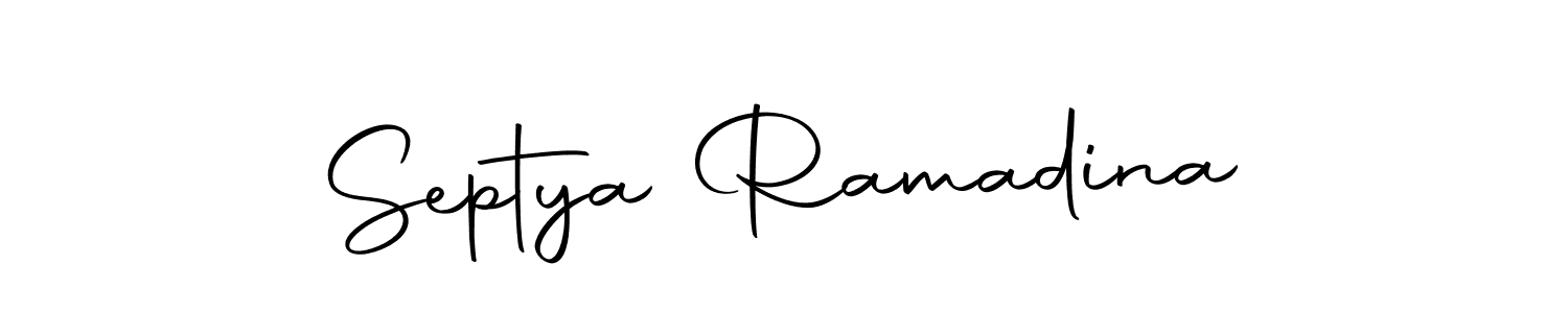 Make a beautiful signature design for name Septya Ramadina. Use this online signature maker to create a handwritten signature for free. Septya Ramadina signature style 10 images and pictures png
