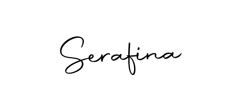 How to make Serafina name signature. Use Autography-DOLnW style for creating short signs online. This is the latest handwritten sign. Serafina signature style 10 images and pictures png