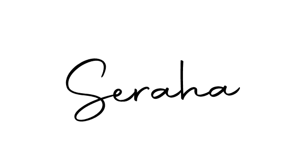 You should practise on your own different ways (Autography-DOLnW) to write your name (Seraha) in signature. don't let someone else do it for you. Seraha signature style 10 images and pictures png