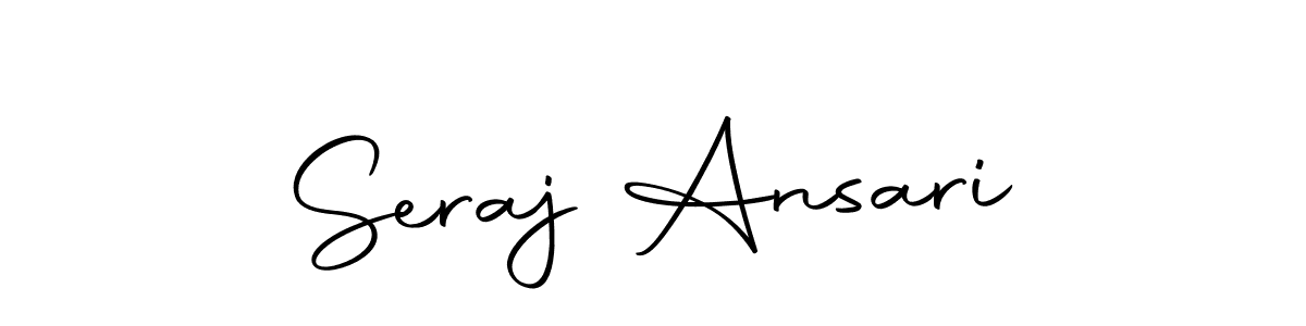 It looks lik you need a new signature style for name Seraj Ansari. Design unique handwritten (Autography-DOLnW) signature with our free signature maker in just a few clicks. Seraj Ansari signature style 10 images and pictures png