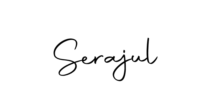 Use a signature maker to create a handwritten signature online. With this signature software, you can design (Autography-DOLnW) your own signature for name Serajul. Serajul signature style 10 images and pictures png