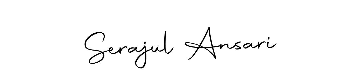 How to make Serajul Ansari signature? Autography-DOLnW is a professional autograph style. Create handwritten signature for Serajul Ansari name. Serajul Ansari signature style 10 images and pictures png