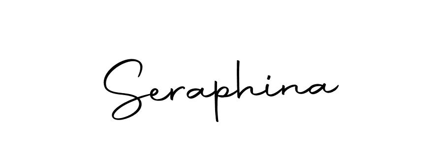 How to make Seraphina name signature. Use Autography-DOLnW style for creating short signs online. This is the latest handwritten sign. Seraphina signature style 10 images and pictures png