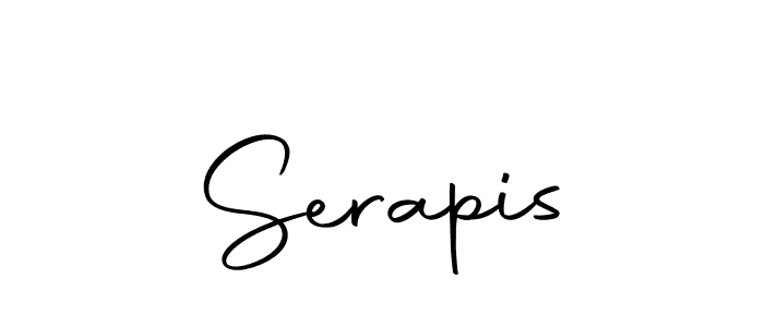 How to make Serapis name signature. Use Autography-DOLnW style for creating short signs online. This is the latest handwritten sign. Serapis signature style 10 images and pictures png