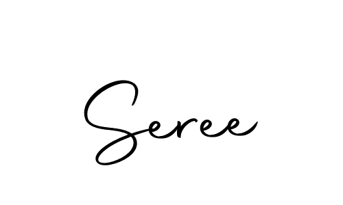 You should practise on your own different ways (Autography-DOLnW) to write your name (Seree) in signature. don't let someone else do it for you. Seree signature style 10 images and pictures png