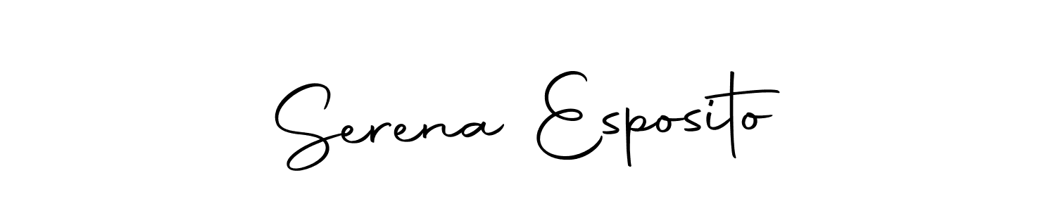 Use a signature maker to create a handwritten signature online. With this signature software, you can design (Autography-DOLnW) your own signature for name Serena Esposito. Serena Esposito signature style 10 images and pictures png