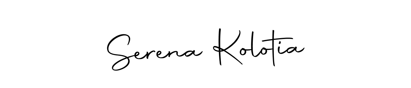 You should practise on your own different ways (Autography-DOLnW) to write your name (Serena Kolotia) in signature. don't let someone else do it for you. Serena Kolotia signature style 10 images and pictures png