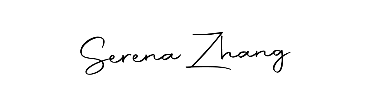 Make a beautiful signature design for name Serena Zhang. With this signature (Autography-DOLnW) style, you can create a handwritten signature for free. Serena Zhang signature style 10 images and pictures png