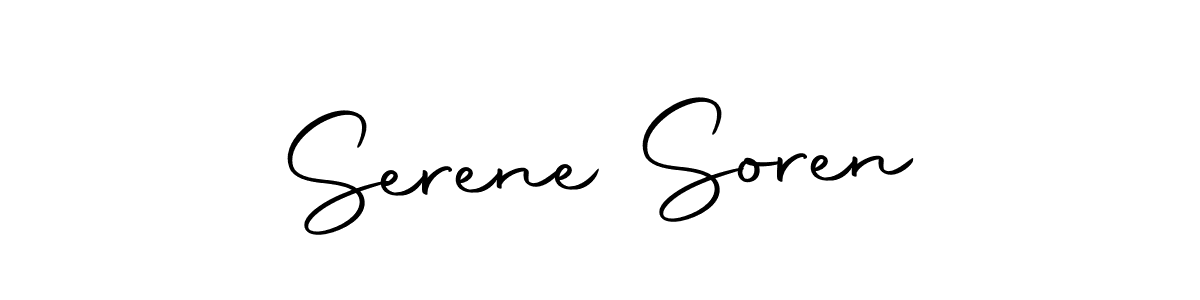 Design your own signature with our free online signature maker. With this signature software, you can create a handwritten (Autography-DOLnW) signature for name Serene Soren. Serene Soren signature style 10 images and pictures png