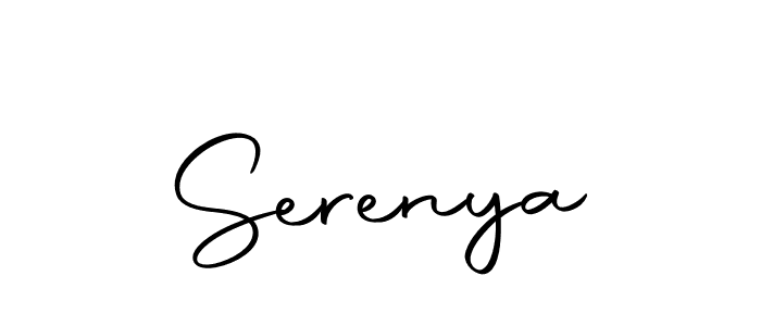 The best way (Autography-DOLnW) to make a short signature is to pick only two or three words in your name. The name Serenya include a total of six letters. For converting this name. Serenya signature style 10 images and pictures png