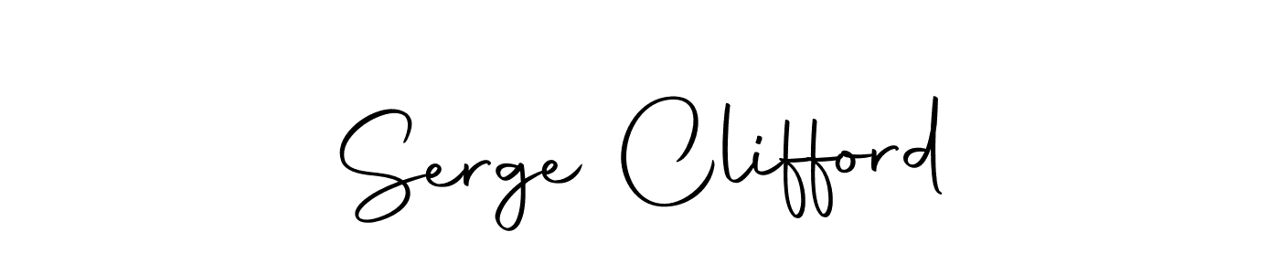 This is the best signature style for the Serge Clifford name. Also you like these signature font (Autography-DOLnW). Mix name signature. Serge Clifford signature style 10 images and pictures png