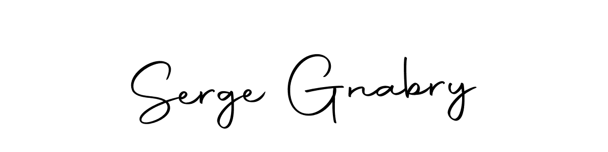 Serge Gnabry stylish signature style. Best Handwritten Sign (Autography-DOLnW) for my name. Handwritten Signature Collection Ideas for my name Serge Gnabry. Serge Gnabry signature style 10 images and pictures png