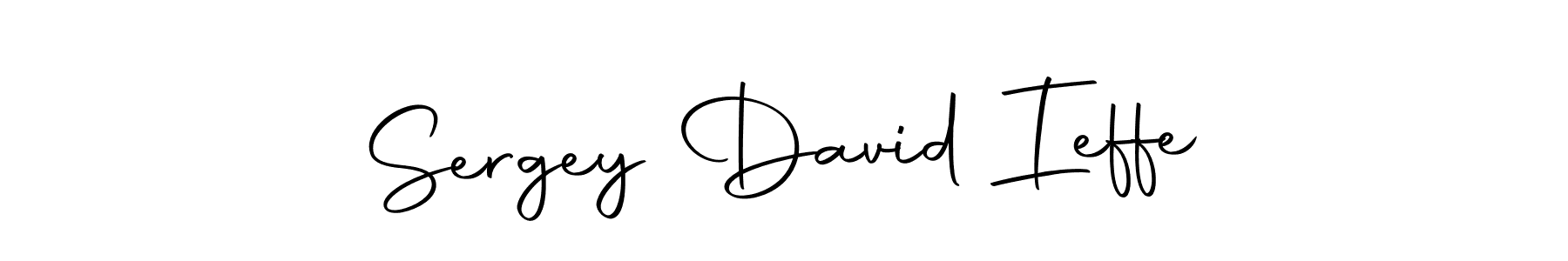 How to make Sergey David Ieffe signature? Autography-DOLnW is a professional autograph style. Create handwritten signature for Sergey David Ieffe name. Sergey David Ieffe signature style 10 images and pictures png