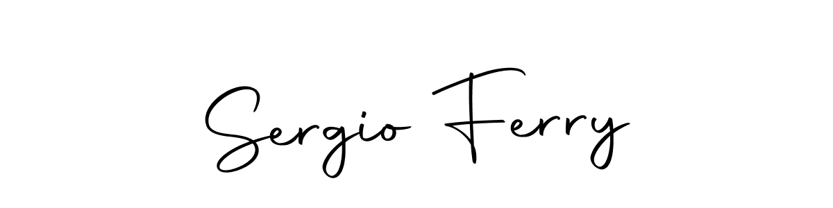 The best way (Autography-DOLnW) to make a short signature is to pick only two or three words in your name. The name Sergio Ferry include a total of six letters. For converting this name. Sergio Ferry signature style 10 images and pictures png