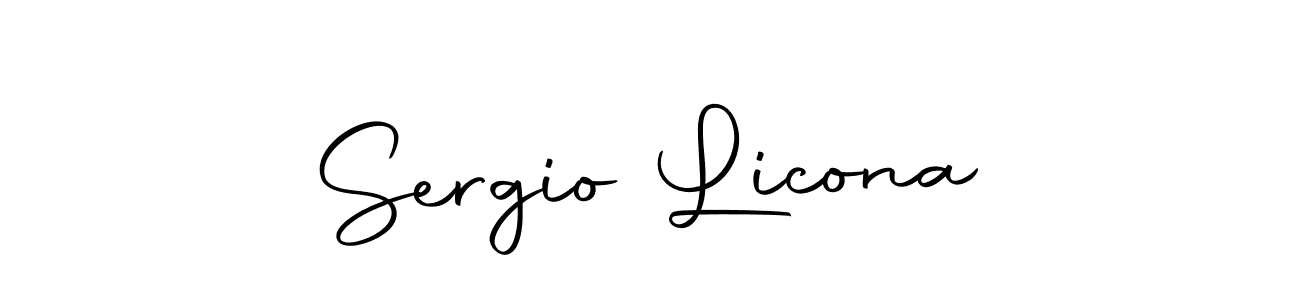 Similarly Autography-DOLnW is the best handwritten signature design. Signature creator online .You can use it as an online autograph creator for name Sergio Licona. Sergio Licona signature style 10 images and pictures png