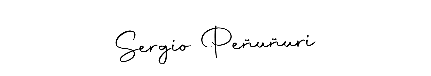 Create a beautiful signature design for name Sergio Peñuñuri. With this signature (Autography-DOLnW) fonts, you can make a handwritten signature for free. Sergio Peñuñuri signature style 10 images and pictures png