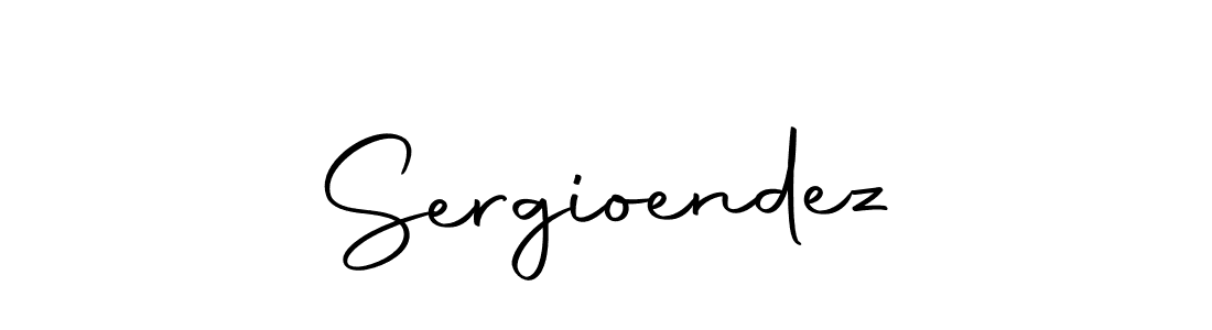 Use a signature maker to create a handwritten signature online. With this signature software, you can design (Autography-DOLnW) your own signature for name Sergioendez. Sergioendez signature style 10 images and pictures png