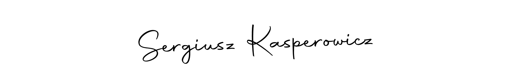 Make a beautiful signature design for name Sergiusz Kasperowicz. With this signature (Autography-DOLnW) style, you can create a handwritten signature for free. Sergiusz Kasperowicz signature style 10 images and pictures png