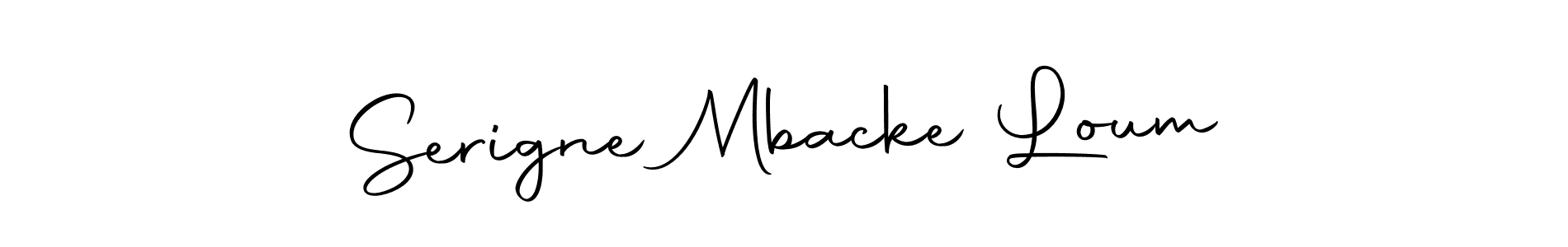 How to make Serigne Mbacke Loum signature? Autography-DOLnW is a professional autograph style. Create handwritten signature for Serigne Mbacke Loum name. Serigne Mbacke Loum signature style 10 images and pictures png