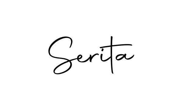 Design your own signature with our free online signature maker. With this signature software, you can create a handwritten (Autography-DOLnW) signature for name Serita. Serita signature style 10 images and pictures png