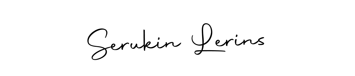 Once you've used our free online signature maker to create your best signature Autography-DOLnW style, it's time to enjoy all of the benefits that Serukin Lerins name signing documents. Serukin Lerins signature style 10 images and pictures png