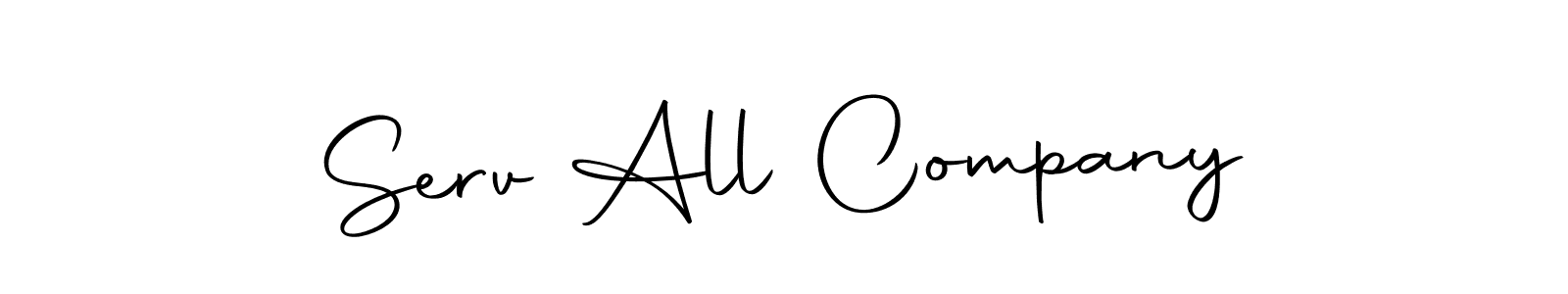 Make a beautiful signature design for name Serv All Company. Use this online signature maker to create a handwritten signature for free. Serv All Company signature style 10 images and pictures png