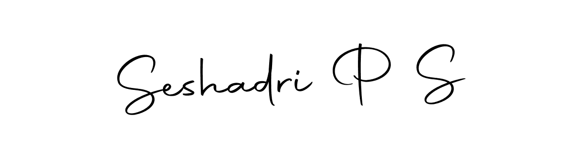 Also we have Seshadri P S name is the best signature style. Create professional handwritten signature collection using Autography-DOLnW autograph style. Seshadri P S signature style 10 images and pictures png