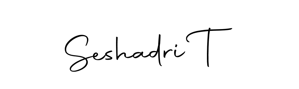How to make Seshadri T name signature. Use Autography-DOLnW style for creating short signs online. This is the latest handwritten sign. Seshadri T signature style 10 images and pictures png