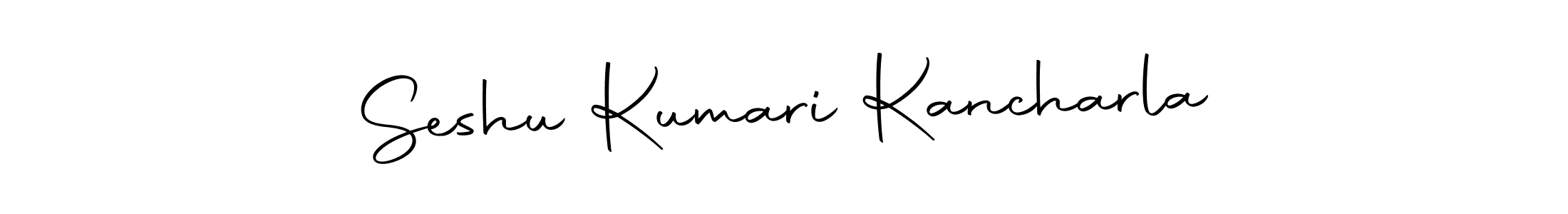 Create a beautiful signature design for name Seshu Kumari Kancharla. With this signature (Autography-DOLnW) fonts, you can make a handwritten signature for free. Seshu Kumari Kancharla signature style 10 images and pictures png