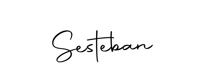 Create a beautiful signature design for name Sesteban. With this signature (Autography-DOLnW) fonts, you can make a handwritten signature for free. Sesteban signature style 10 images and pictures png