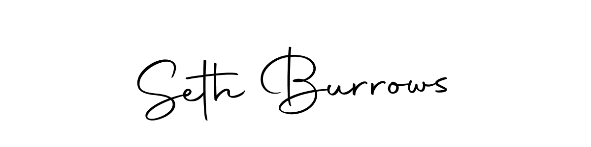 Similarly Autography-DOLnW is the best handwritten signature design. Signature creator online .You can use it as an online autograph creator for name Seth Burrows. Seth Burrows signature style 10 images and pictures png