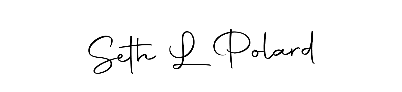 Create a beautiful signature design for name Seth L Polard. With this signature (Autography-DOLnW) fonts, you can make a handwritten signature for free. Seth L Polard signature style 10 images and pictures png