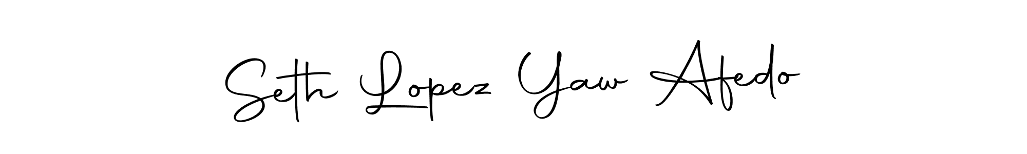 Similarly Autography-DOLnW is the best handwritten signature design. Signature creator online .You can use it as an online autograph creator for name Seth Lopez Yaw Afedo. Seth Lopez Yaw Afedo signature style 10 images and pictures png