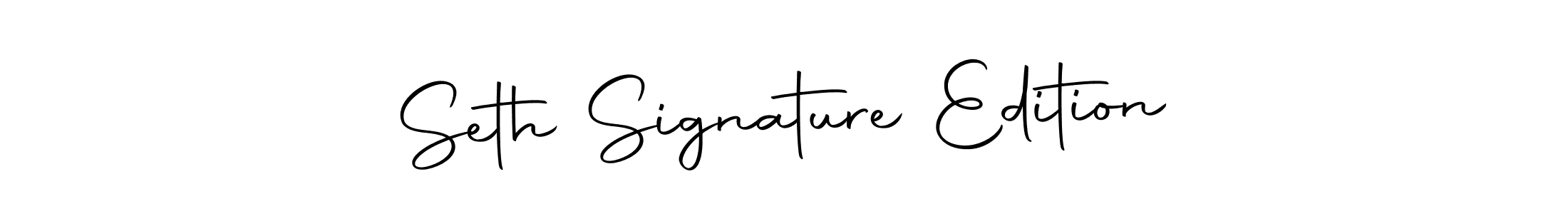 How to make Seth Signature Edition name signature. Use Autography-DOLnW style for creating short signs online. This is the latest handwritten sign. Seth Signature Edition signature style 10 images and pictures png