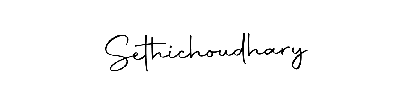 How to make Sethichoudhary signature? Autography-DOLnW is a professional autograph style. Create handwritten signature for Sethichoudhary name. Sethichoudhary signature style 10 images and pictures png