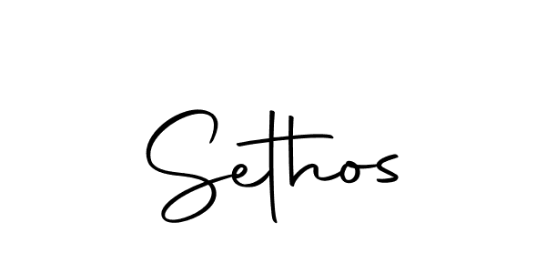 Design your own signature with our free online signature maker. With this signature software, you can create a handwritten (Autography-DOLnW) signature for name Sethos. Sethos signature style 10 images and pictures png