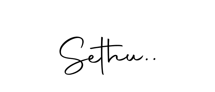 Also we have Sethu.. name is the best signature style. Create professional handwritten signature collection using Autography-DOLnW autograph style. Sethu.. signature style 10 images and pictures png