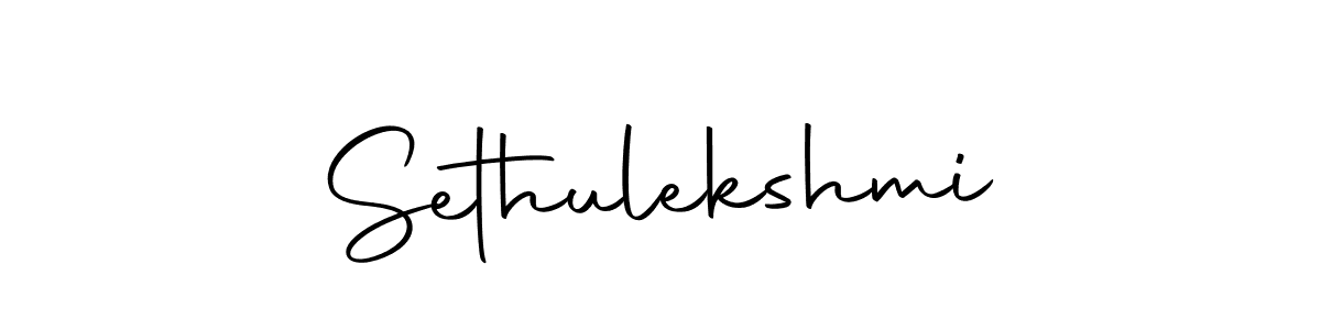 Use a signature maker to create a handwritten signature online. With this signature software, you can design (Autography-DOLnW) your own signature for name Sethulekshmi. Sethulekshmi signature style 10 images and pictures png