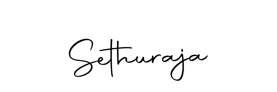Use a signature maker to create a handwritten signature online. With this signature software, you can design (Autography-DOLnW) your own signature for name Sethuraja. Sethuraja signature style 10 images and pictures png